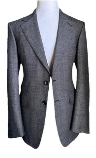 NWT $5690 TOM FORD Men Wool Suit DK Gray 40R US/50R Eu Italy