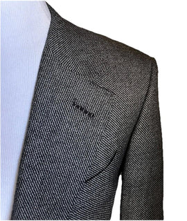 NWT $5690 TOM FORD Men Wool Suit DK Gray 40R US/50R Eu Italy