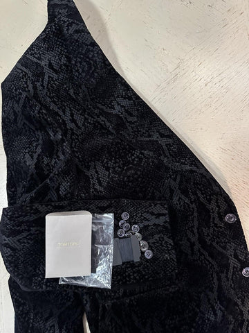 NWT $5650 TOM FORD Men Velvet Sport Coat Jacket Blazer Black 44 US/56 Eu Swit