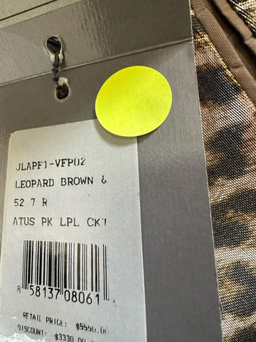 NWT $5550 TOM FORD Men Atticus Sport Coat Jacket Blazer Leopard Brown 42 US/52 E