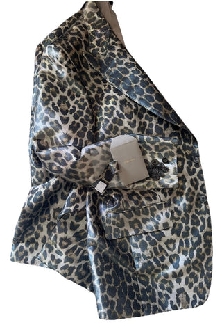 NWT $5550 TOM FORD Men Atticus Sport Coat Jacket Blazer Leopard Brown 42 US/52 E