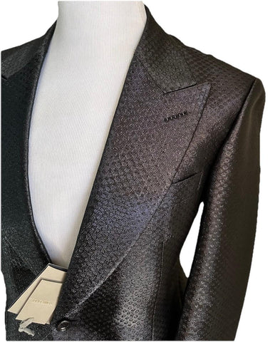 NWT $3970 TOM FORD Men Cooper Sport Coat Jacket Blazer Black 42 US/52Eu
