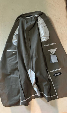NWT $4440 TOM FORD Men Shelton Sport Coat Jacket Blazer Olive 42 US/52 Eu
