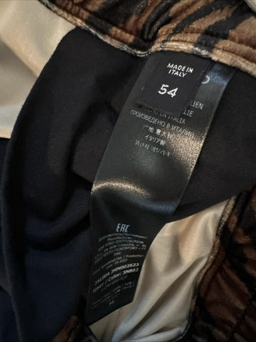 New $1590 TOM FORD Men  Drawstring Track Pants Black/Brown Size 54 Eu/38 Italy