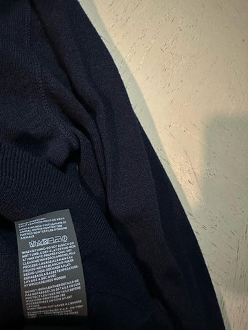 NWT $2490 ZEGNA Cashmere Hoodie Sweater Pullover Navy 56 Eu ( XXL ) Italy