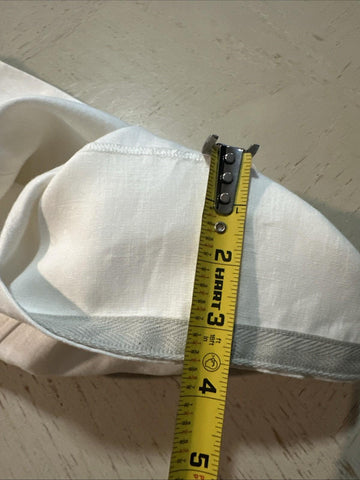 ZEGNA Linen Drawstring Dress Pants Whit 38 US ( 54 Eu ) New $1090