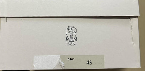 NIB $1495 Brunello Cucinelli Men’s Leather Boots Shoes Black 10 US/43 Eu