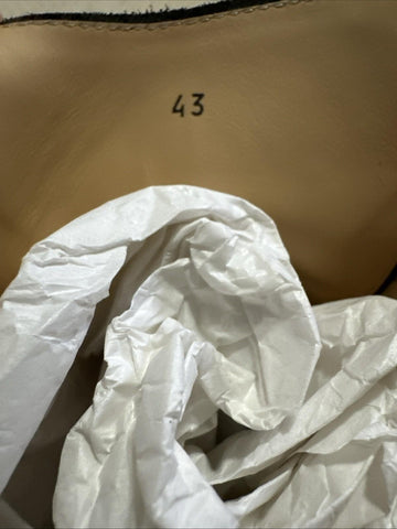 NIB $1495 Brunello Cucinelli Men’s Leather Boots Shoes Black 10 US/43 Eu