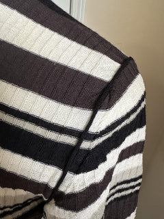 Ermenegildo Zegna Couture Mens T Shirt Black/Brown/white M US ( 50 Eu ) Italy