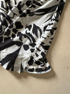 Saint Laurent Men’s Short Sleeve T Shirt Black/White Size S Italy