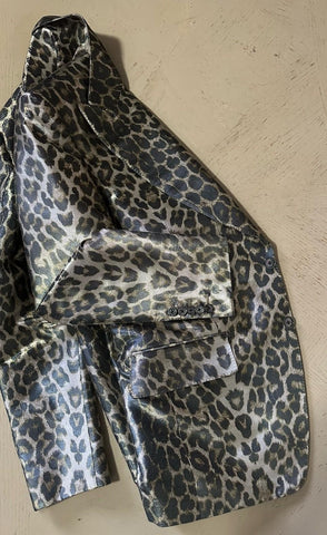 NWT $5550 TOM FORD Men Sport Coat Jacket Blazer Leopard Brown 42 US/52 E