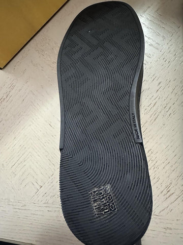 NIB $830 Fendi Men Mixed-Media Low-Top Sneakers Black/Gray 8 US/7 Fendi Italy