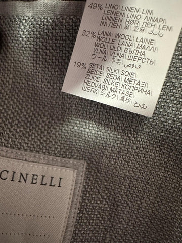 NWT $4450 Brunello Cucinelli Men Sport Coat Jacket Blazer Gray 46 US/56 Eu