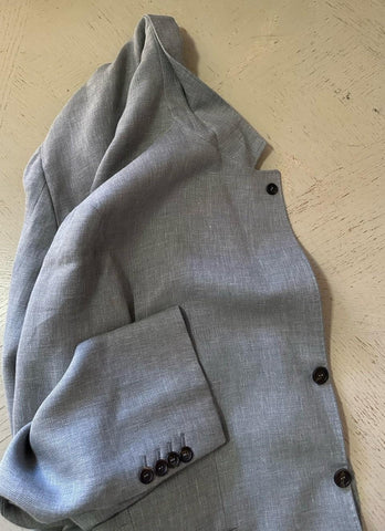 NWT $4450 Brunello Cucinelli Men Sport Coat Jacket Blazer Gray 46 US/56 Eu