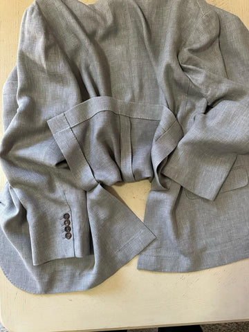 NWT $4450 Brunello Cucinelli Men Sport Coat Jacket Blazer Gray 46 US/56 Eu