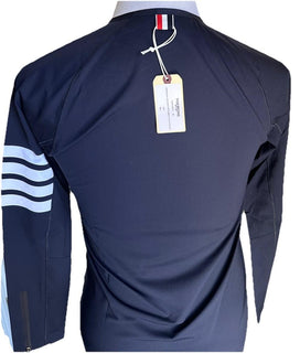 New Thom Browne Stretch fabric Men 4-Bar Slim Fit Size L ( Measured S ) Italy