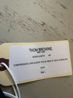 New Thom Browne Stretch fabric Men 4-Bar Slim Fit Size L ( Measured S ) Italy