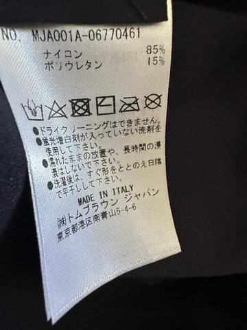 New Thom Browne Stretch fabric Men 4-Bar Slim Fit Size L ( Measured S ) Italy