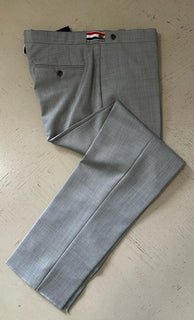 New $3680 THOM BROWNE Men Notch Lapel Wool Suit LT Gray Size 3/52 Eu/42 US Italy