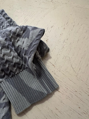 Giorgio Armani Long Sleeve Grew Neck Wool sweater Gray 52 Eu/ L Italy