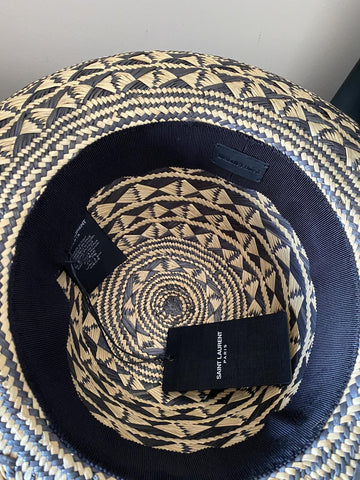 NWT  Saint Laurent Maui Hat Beige/Black Size 59 ( XL ) Italy