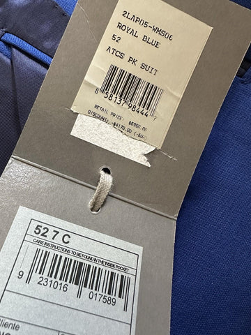 NWT $6950 TOM FORD Men Atticus Suit Royal Blue 42 US/52 Eu Italy