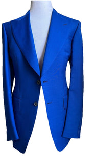 NWT $6950 TOM FORD Men Atticus Suit Royal Blue 42 US/52 Eu Italy