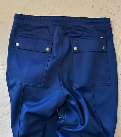 New $1690 TOM FORD Men  Drawstring Track Pants Blue Size 52 Eu/36 US Italy