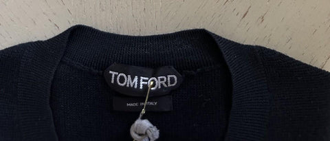 NWT $1790 TOM FORD Men’s Wool/Silk Crewneck Sweater Black Size 50 Eu/M Italy