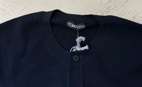 NWT $1790 TOM FORD Men’s Wool/Silk Crewneck Sweater Black Size 50 Eu/M Italy
