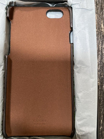 New $640 Gucci iPhone 6/6S Case GG Monogram Beige Italy