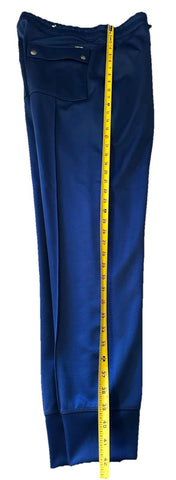 New $1690 TOM FORD Men  Drawstring Track Pants Blue Size 50 Eu/34 US Italy