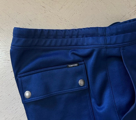 New $1690 TOM FORD Men  Drawstring Track Pants Blue Size 50 Eu/34 US Italy