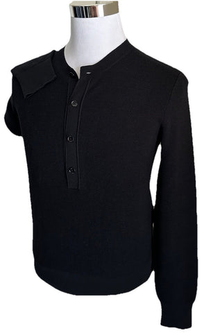 NWT $1790 TOM FORD Men’s Wool/Silk Crewneck Sweater Black Size 54 Eu/XL Italy