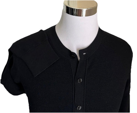 NWT $1790 TOM FORD Men’s Wool/Silk Crewneck Sweater Black Size 54 Eu/XL Italy