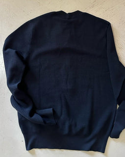 NWT $1790 TOM FORD Men’s Wool/Silk Crewneck Sweater Black Size 54 Eu/XL Italy