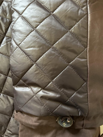 New $2690 Ralph Lauren Collection Katie Cotton-Blend Wading Jacket MOCHA 10/46