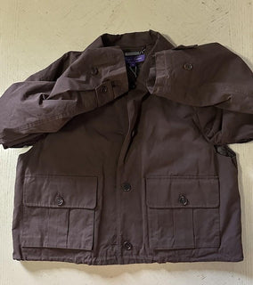 New $2690 Ralph Lauren Collection Katie Cotton-Blend Wading Jacket MOCHA 10/46