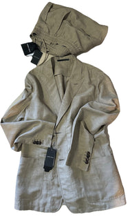 Giorgio Armani Men Light Suit Beige 46R US/56R Eu New $4090