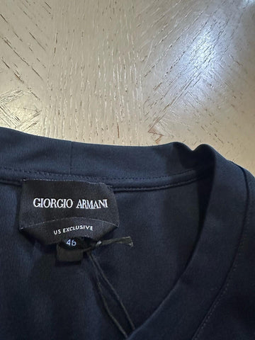 NWT Giorgio Armani Mens T Shirt Navy 46 Eu/S US Made In Italy