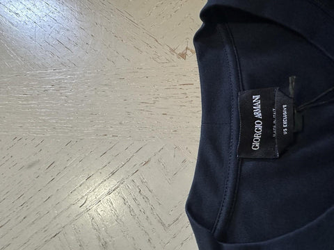 NWT Giorgio Armani Mens T Shirt Navy 54 US/XL US Made In Italy