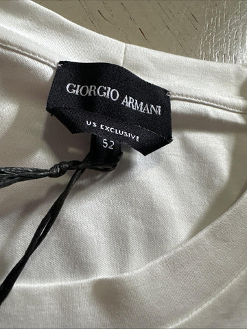 NWT Giorgio Armani Mens T Shirt White 52 Eu/L US Made In Italy