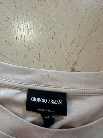 NWT Giorgio Armani Mens T Shirt Cream/LT Beige 54 Eu/XXL US Made In Italy