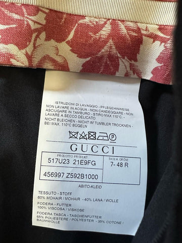 NWT $4980 Gucci Men’s Tuxedo Suit Black Size 38R US/48R Eu Italy