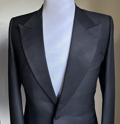 NWT $4980 Gucci Men’s Tuxedo Suit Black Size 38R US/48R Eu Italy