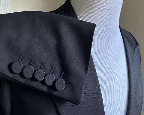 NWT $4980 Gucci Men’s Tuxedo Suit Black Size 38R US/48R Eu Italy