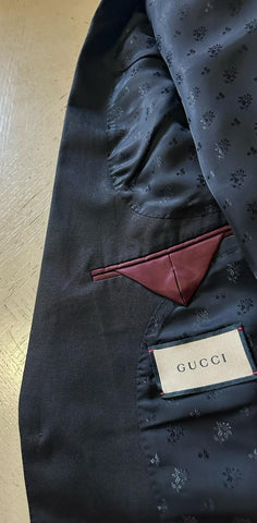 NWT $4980 Gucci Men’s Tuxedo Suit Black Size 38R US/48R Eu Italy