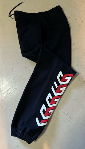 New $1100 Gucci Men Drawstring Track Pants Black Size S