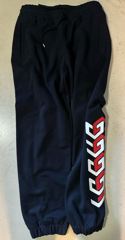 New $1100 Gucci Men Drawstring Track Pants Black Size S
