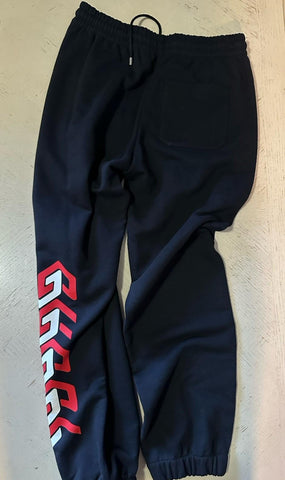 New $1100 Gucci Men Drawstring Track Pants Black Size S
